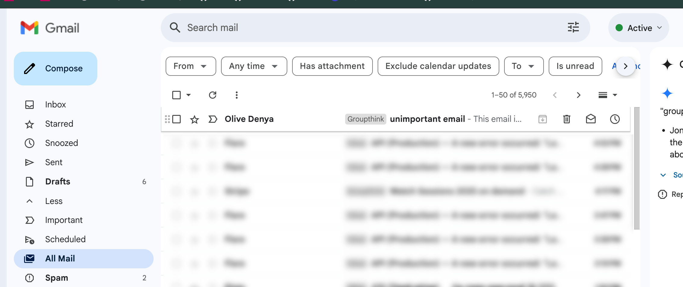 receive-unimportant-email